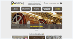 Desktop Screenshot of abrameq.com.br